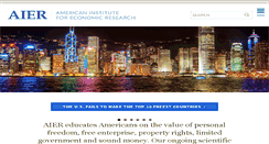 Desktop Screenshot of aier.org