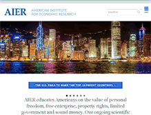 Tablet Screenshot of aier.org